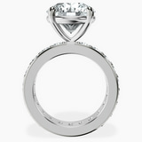 10kt White Gold Madeline Full Eternity Lab Diamond Ring side right image one