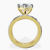 10kt Yellow Gold Madeline Full Eternity Lab Diamond Ring side right image one