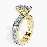 14kt Yellow Gold Madeline Full Eternity Lab Diamond Ring standing product image one