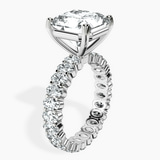 Platinum Celeste Side Oval Lab Diamond Eternity Ring standing product image one