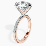 18kt Rose Gold Sara Tapered Eternity Lab Diamond Ring standing product image one