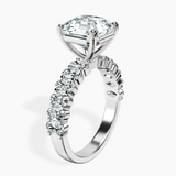 10kt White Gold Danica Side Oval Lab Diamond Eternity Ring standing product image one