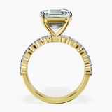 10kt Yellow Gold Danica Side Oval Lab Diamond Eternity Ring side right image one