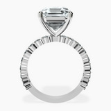 Platinum Lillian Side Oval Lab Diamond Eternity Ring side right image one