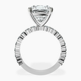 Platinum Lillian Side Oval Lab Diamond Eternity Ring side right image one