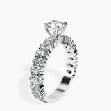 Platinum Lillian Side Oval Lab Diamond Eternity Ring standing product image one