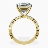 14kt Yellow Gold Lillian Side Oval Lab Diamond Eternity Ring side right image one