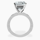 Platinum Cheryl Side Stone Lab Diamond Ring side right image one