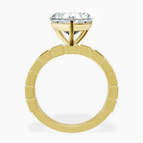 10kt Yellow Gold Cheryl Side Stone Lab Diamond Ring side right image one