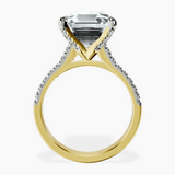 14kt Yellow Gold Amy Tapered Eternity Lab Diamond Ring side right image one