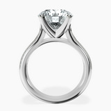 18kt White Gold Sandra Side Stone Lab Diamond Ring side right image one