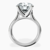 Platinum Sandra Side Stone Lab Diamond Ring side right image one