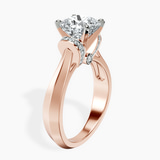 10kt Rose Gold Delanie Side Cuff Lab Diamond Ring standing product image one