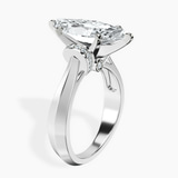 Platinum Delanie Side Cuff Lab Diamond Ring standing product image one