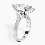 Platinum Delanie Side Cuff Lab Diamond Ring standing product image one