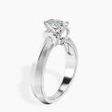 Platinum Delanie Side Cuff Lab Diamond Ring standing product image one