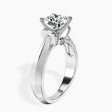 Platinum Delanie Side Cuff Lab Diamond Ring standing product image one
