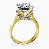 14kt Yellow Gold Delanie Side Cuff Lab Diamond Ring side right image one