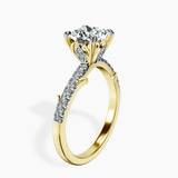 18kt Yellow Gold Phoebe Twigs Lab Diamond Ring standing product image one