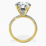 10kt Yellow Gold Phoebe Twigs Lab Diamond Ring side right image one