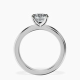 9ct White Gold Juniper Crossover Solitaire Lab Diamond Ring side right image one