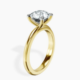 10kt Yellow Gold Juniper Crossover Solitaire Lab Diamond Ring standing product image one