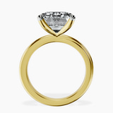 10kt Yellow Gold Juniper Crossover Solitaire Lab Diamond Ring side right image one