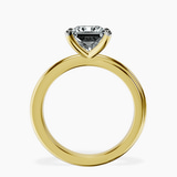 9ct Yellow Gold Juniper Crossover Solitaire Lab Diamond Ring side right image one