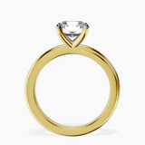 9ct Yellow Gold Juniper Crossover Solitaire Lab Diamond Ring side right image one