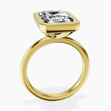 18kt Yellow Gold Eugenia Classic Bezel Solitaire Lab Diamond Ring side right image one