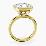14kt Yellow Gold Eugenia Classic Bezel Solitaire Lab Diamond Ring side right image one