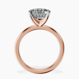 14kt Rose Gold Mildred Hidden Halo Solitaire Lab Diamond Ring side right image one