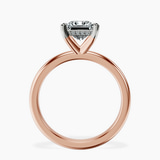 14kt Rose Gold Mildred Hidden Halo Solitaire Lab Diamond Ring side right image one