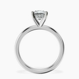 Platinum Mildred Hidden Halo Solitaire Lab Diamond Ring side right image one