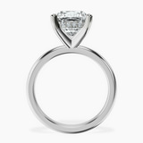 Platinum Mildred Hidden Halo Solitaire Lab Diamond Ring side right image one