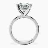 Platinum Mildred Hidden Halo Solitaire Lab Diamond Ring side right image one