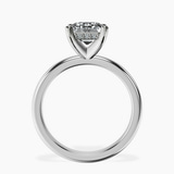 Platinum Mildred Hidden Halo Solitaire Lab Diamond Ring side right image one