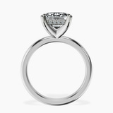 Platinum Mildred Hidden Halo Solitaire Lab Diamond Ring side right image one