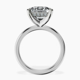 Platinum Mildred Hidden Halo Solitaire Lab Diamond Ring side right image one