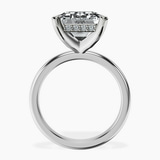 Platinum Mildred Hidden Halo Solitaire Lab Diamond Ring side right image one