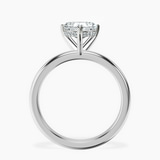 Platinum Mildred Hidden Halo Solitaire Lab Diamond Ring side right image one