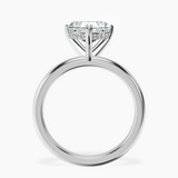 14ct White Gold Mildred Hidden Halo Solitaire Lab Diamond Ring side right image one