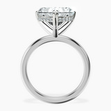 14kt White Gold Mildred Hidden Halo Solitaire Lab Diamond Ring side right image one