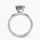 Platinum Mildred Hidden Halo Solitaire Lab Diamond Ring side right image one