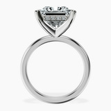 Platinum Mildred Hidden Halo Solitaire Lab Diamond Ring side right image one