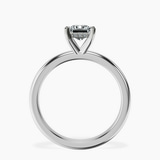 Platinum Mildred Hidden Halo Solitaire Lab Diamond Ring side right image one