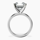 Platinum Mildred Hidden Halo Solitaire Lab Diamond Ring side right image one