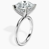 Platinum Mildred Hidden Halo Solitaire Lab Diamond Ring standing product image one
