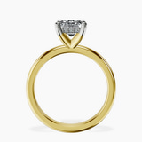 18ct Yellow Gold Mildred Hidden Halo Solitaire Lab Diamond Ring side right image one