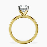 18ct Yellow Gold Mildred Hidden Halo Solitaire Lab Diamond Ring side right image one